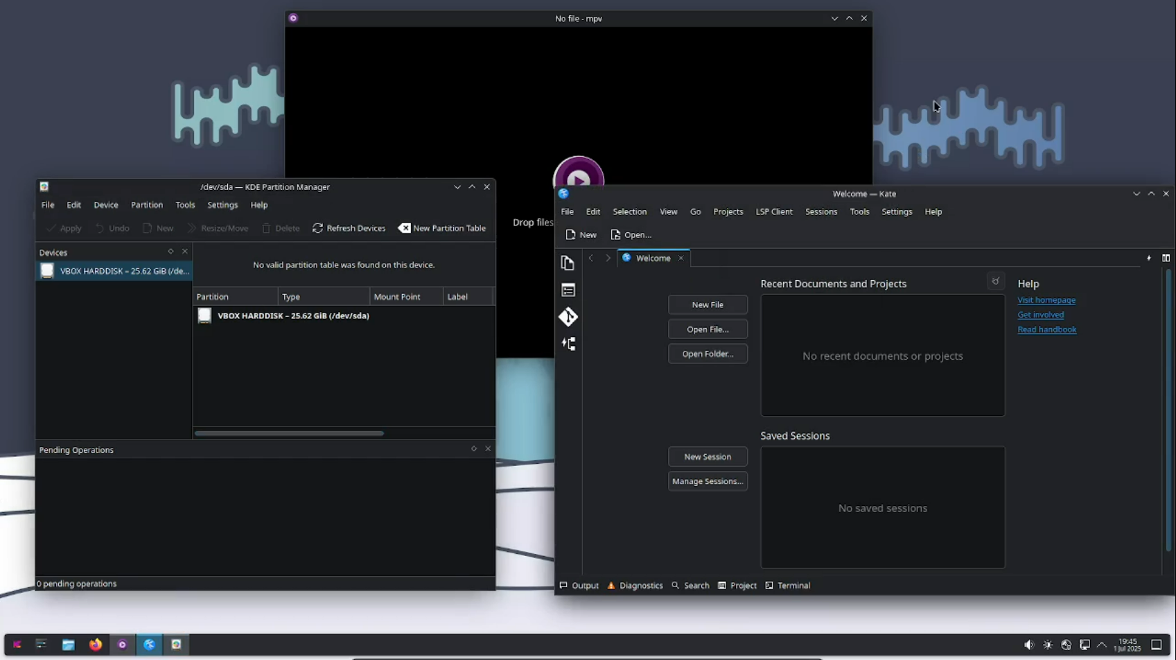 EosOS KDE Desktop